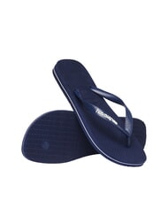 HAVAIANAS TOP RUBBER LOGO FILETE Infradito navyblu - Scarpe Uomo - 3
