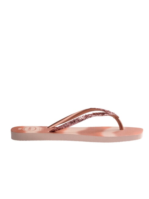 STYLESLIM SQUARE GLITTER Infradito squadrate ballet rose - Scarpe Donna