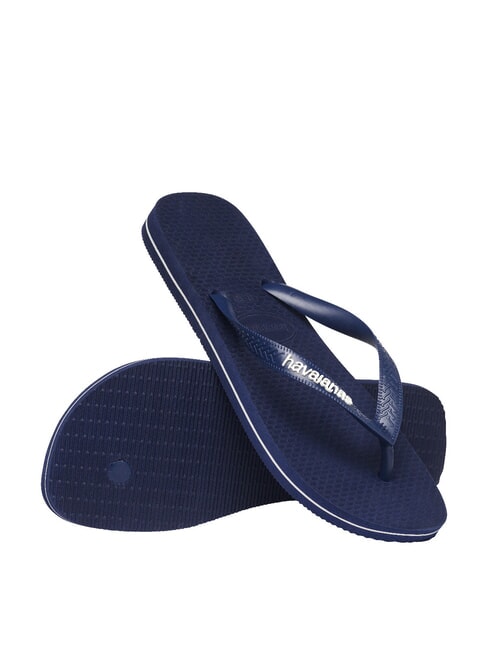 TOP RUBBER LOGO FILETE Infradito navyblu - Scarpe Uomo