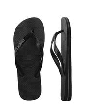 HAVAIANAS TOP RUBBER LOGO FILETE Infradito NERO - Scarpe Uomo - 4