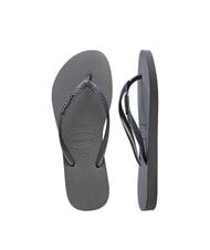 HAVAIANAS SLIM GLITTER II Infradito grey/graphite - Scarpe Donna - 5