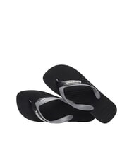 HAVAIANAS DUAL Infradito black/steel grey - Scarpe Uomo - 4