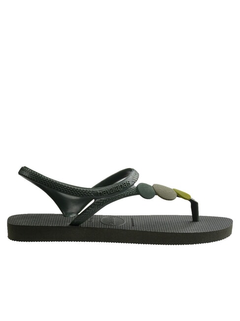FLASH URBAN PLUS Infradito con decorazioni olivegreen - Scarpe Donna
