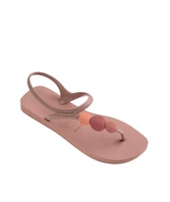 HAVAIANAS FLASH URBAN PLUS Infradito con decorazioni rose crocus/rose retro/pink - Scarpe Donna - 2