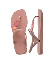 HAVAIANAS FLASH URBAN PLUS Infradito con decorazioni rose crocus/rose retro/pink - Scarpe Donna - 3
