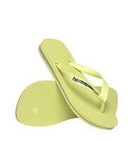 HAVAIANAS BRASIL LOGO Infradito  matcha green - Scarpe Unisex - 3