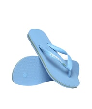 HAVAIANAS BRASIL LOGO Infradito  blue lavender/white - Scarpe Unisex - 3