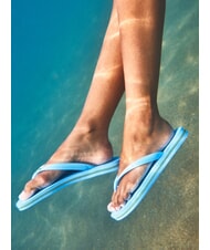 HAVAIANAS BRASIL LOGO Infradito  blue lavender/white - Scarpe Unisex - 4