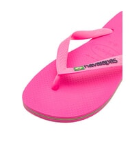 HAVAIANAS  BRASIL LOGO Infradito pink flux/pink flux - Scarpe Unisex - 4