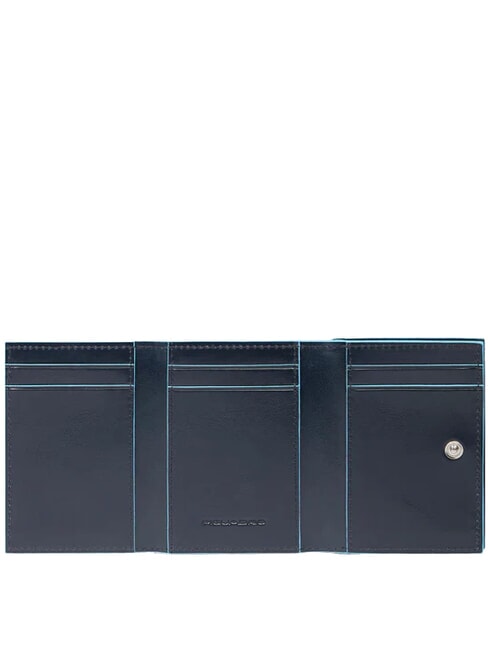 BLUE SQUARE Portafoglio in pelle blu - Portafogli Uomo