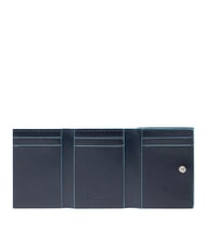 PIQUADRO BLUE SQUARE Portafoglio in pelle blu - Portafogli Uomo - 2