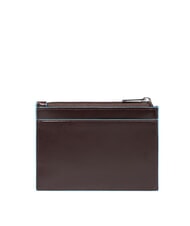 PIQUADRO BLUE SQUARE Bustina portachiavi in pelle MOGANO - Portachiavi - 2