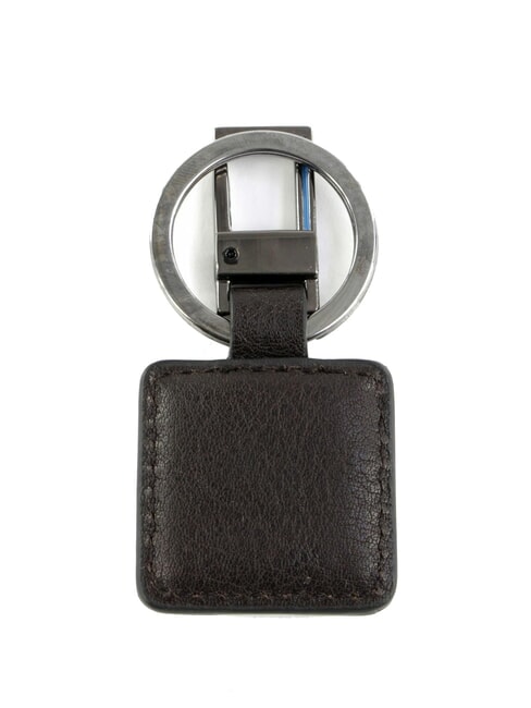 BLACK SQUARE  Portachiavi con charm in pelle Nero - Portachiavi