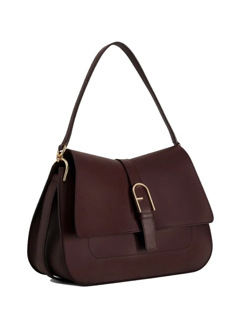 FLOW M Borsa a mano in pelle espresso - Borse Donna