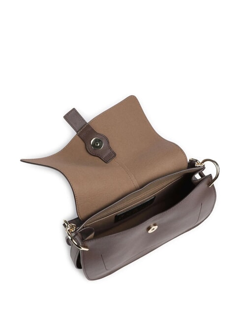 FLOW M Borsa a mano in pelle espresso - Borse Donna