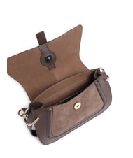 FURLA FLOW Borsa in pelle piccola con tracolla toni espresso - Borse Donna - 4