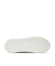 LOVE MOSCHINO ECLIPSE50 Sneakers in pelle bianco/nero - Scarpe Donna - 5