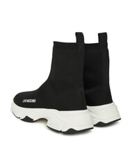 LOVE MOSCHINO STARDUST 60 Sneakers in tessuto Nero - Scarpe Donna - 3