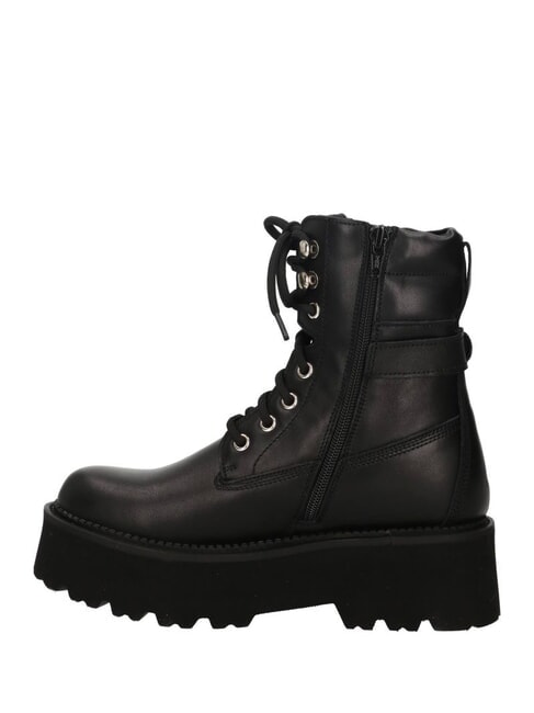 ROCKY Anfibi in pelle nero - Scarpe Donna