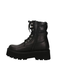 CULT ROCKY Anfibi in pelle nero - Scarpe Donna - 4