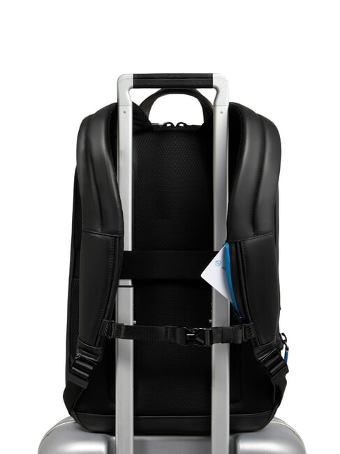 URBAN Zaino porta PC 15,6", in pelle nero grigiongr - Zaini da lavoro porta PC