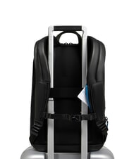 PIQUADRO URBAN Zaino porta PC 15,6", in pelle nero grigiongr - Zaini da lavoro porta PC - 4