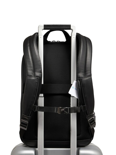 URBAN Zaino porta PC 15,6", in pelle Nero - Zaini da lavoro porta PC