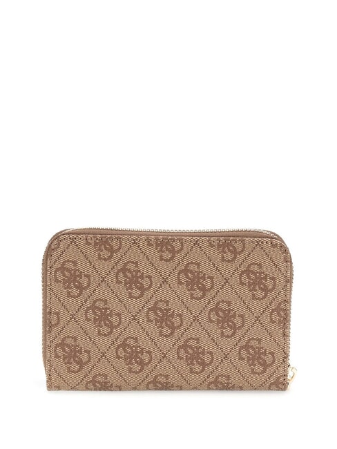 DEA Portafoglio Zip Around Medio LATTE LOGO - Portafogli Donna