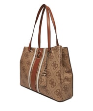 GUESS ERENIA Borsa a spalla LATTE LOGO - Borse Donna - 2