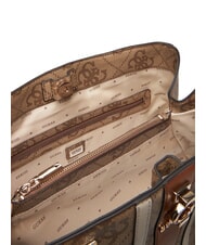 GUESS ERENIA Borsa a spalla LATTE LOGO - Borse Donna - 4