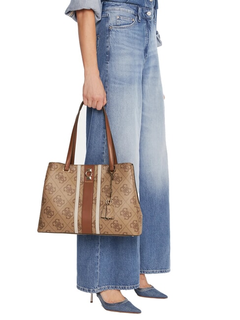 ERENIA Borsa a spalla LATTE LOGO - Borse Donna