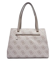 GUESS ERENIA Borsa a spalla dark taupe logo - Borse Donna - 3