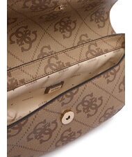 GUESS ERENIA Borsa a tracolla convertible LATTE LOGO - Borse Donna - 4