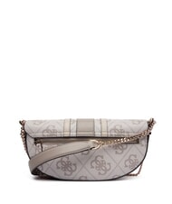 GUESS ERENIA Borsa a tracolla convertible dark taupe logo - Borse Donna - 2