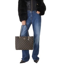 GUESS NOELLE 2 4G Shopper a spalla brown - Borse Donna - 5