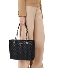 GUESS GIULLY 2 Borsa a spalla NERO - Borse Donna - 5