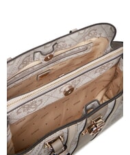 GUESS ERENIA Borsa a mano, con tracolla dark taupe logo - Borse Donna - 4