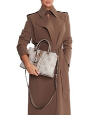 GUESS ERENIA Borsa a mano, con tracolla dark taupe logo - Borse Donna - 5