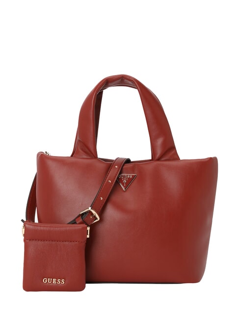 SUNETRA Mini Shopper a mano, con tracolla ROSSO - Borse Donna