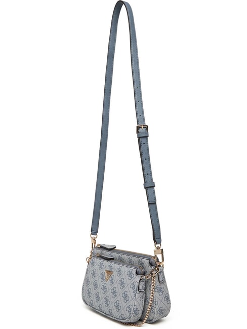 NOELLE 2 Doppia borsa a tracolla slate logo - Borse Donna