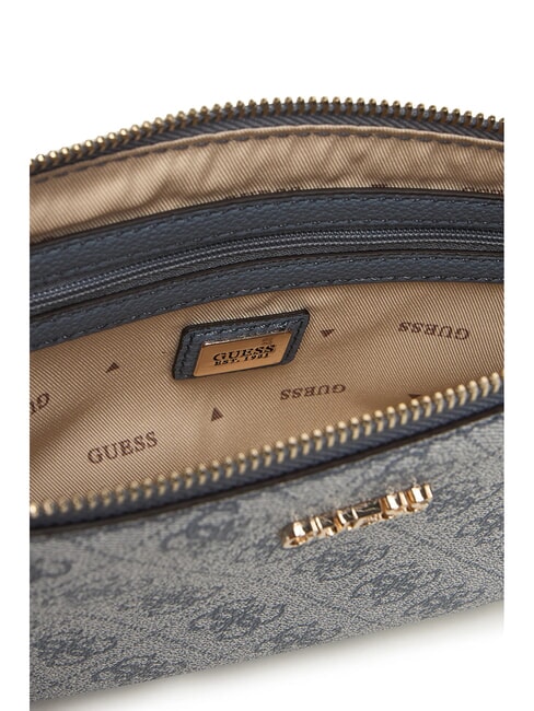 NOELLE 2 Doppia borsa a tracolla slate logo - Borse Donna