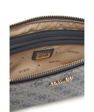 GUESS NOELLE 2 Doppia borsa a tracolla slate logo - Borse Donna - 4