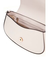 GUESS MIMINA Borsa a tracolla con flap STONE - Borse Donna - 3