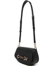 GUESS MIMINA Borsa a tracolla con flap NERO - Borse Donna - 3