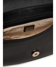 GUESS MIMINA Borsa a tracolla con flap NERO - Borse Donna - 4