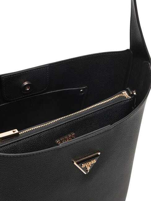 MERIDIAN 2 Borsa a secchiello con pouch NERO - Borse Donna