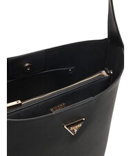 GUESS MERIDIAN 2 Borsa a secchiello con pouch NERO - Borse Donna - 4