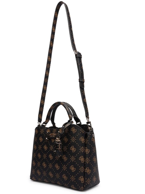 SILIA Borsa a mano con tracolla espresso logo - Borse Donna