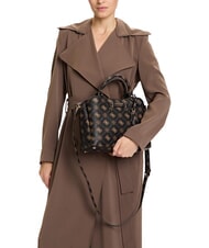 GUESS SILIA Borsa a mano con tracolla espresso logo - Borse Donna - 5