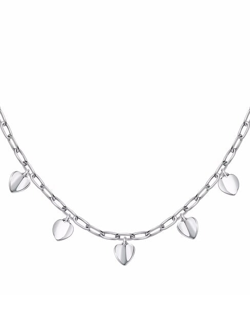 TALISMANI Collana con 5 cuoricini ACCIAIO - Collane